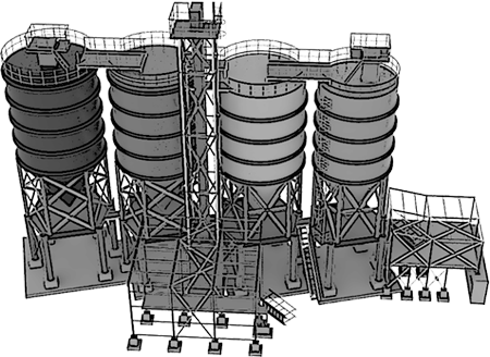 Стальные силосы